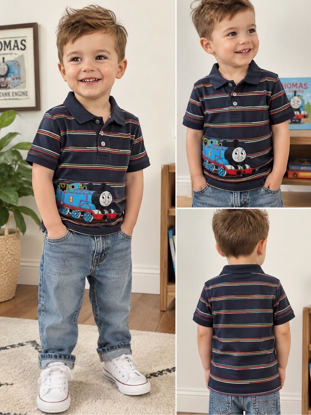 Y2K 2007 Thomas The Train Polo 2T
